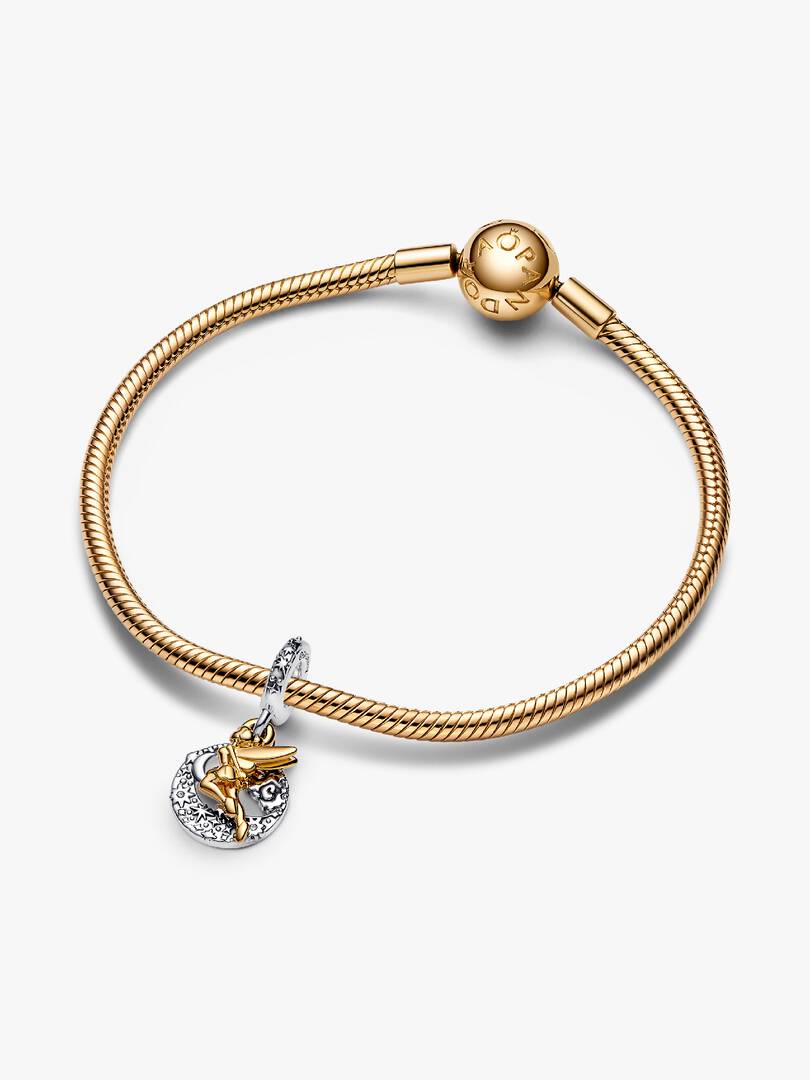 Disney Tinker Bell Celestial Night Dangle Charm Sterling silver, 14k gold plating