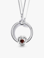 January Birthday Necklace Set 3 Quantity