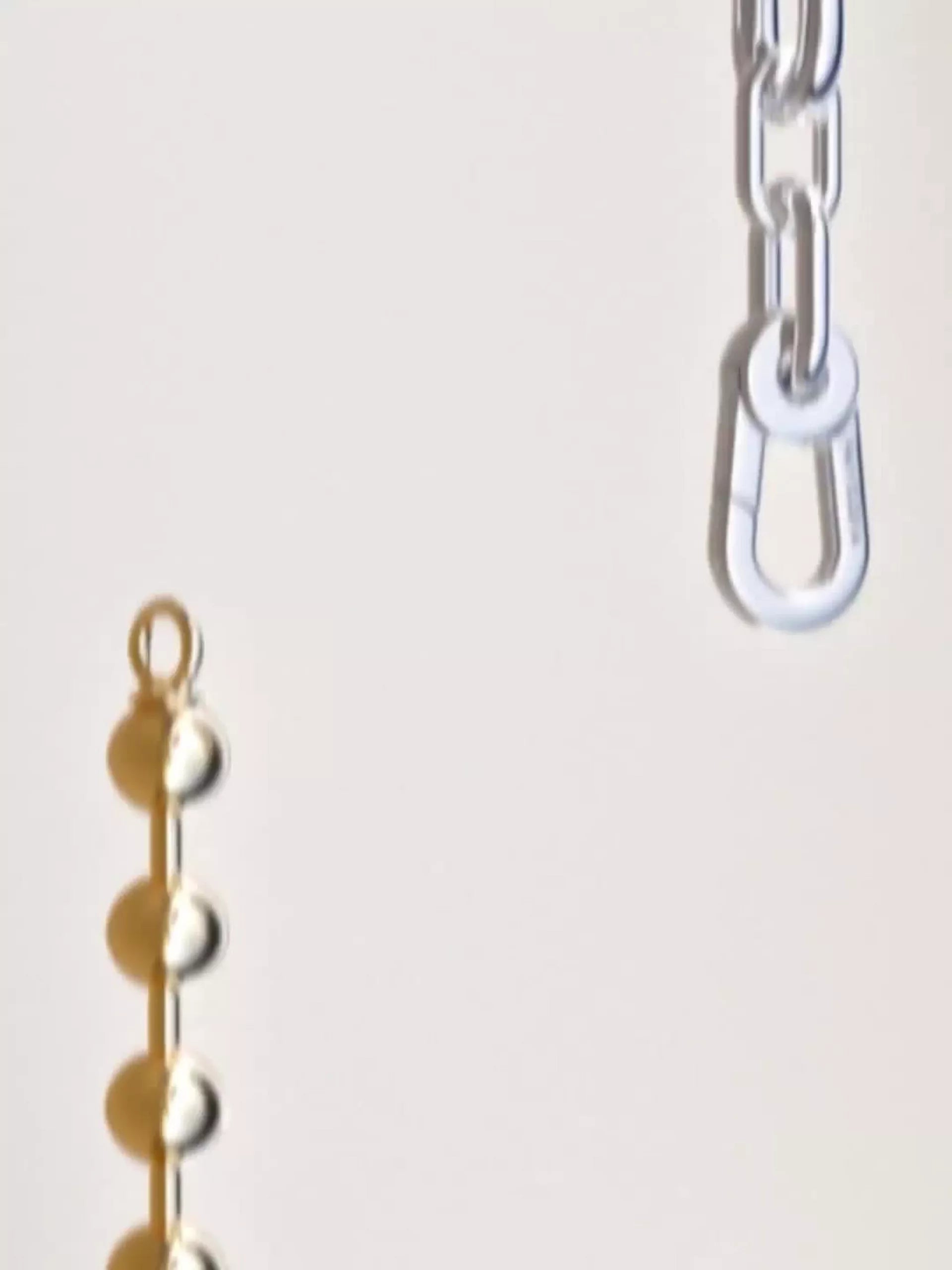 Five Openable Link Chain Bracelet Sterling silver