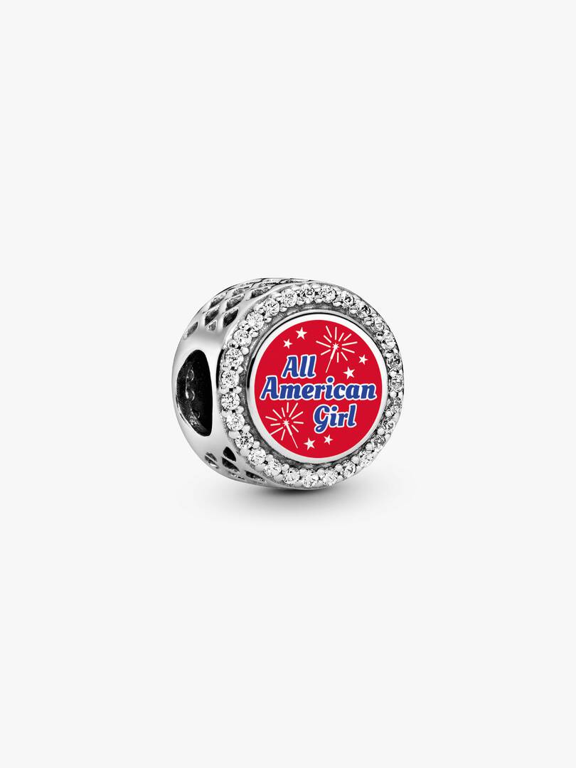 All American Girl Charm Sterling silver