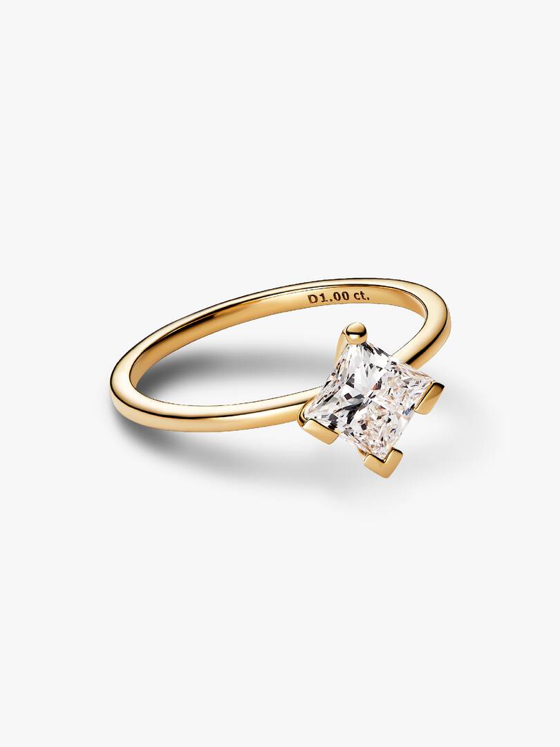 FINAL SALE - Pandora Nova 14k Gold Lab-grown Diamond Ring 1.00 ct TW, 14k gold