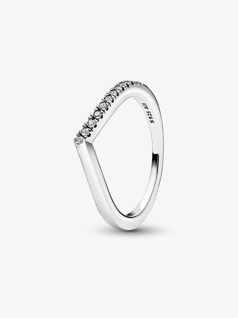 FINAL SALE - Pandora Timeless Wish Half Sparkling Ring Sterling silver