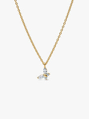 Butterfly Pendant Necklace 14k gold plating