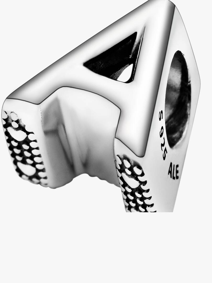 Letter A Alphabet Charm Sterling silver