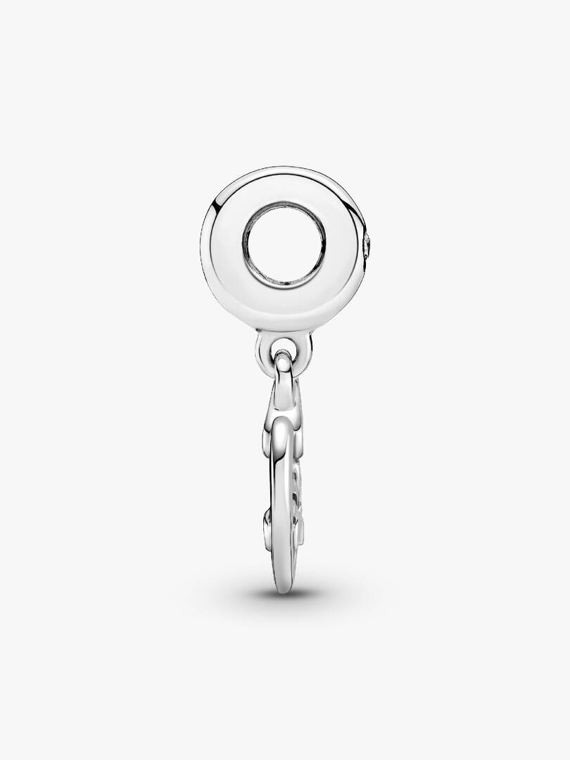 Friends Forever Heart Dangle Charm Sterling silver