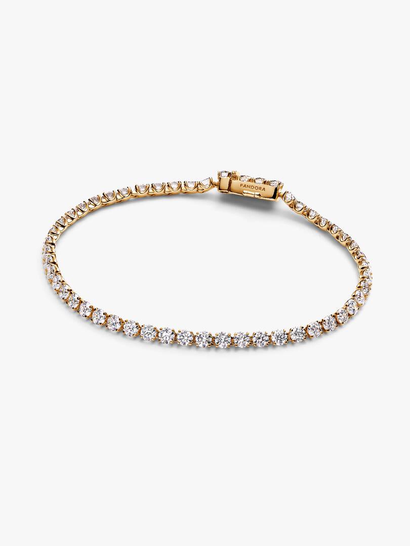 Pandora Era 14k Gold Lab-grown Diamond Tennis Bracelet 4.60 ct TW, 14k gold