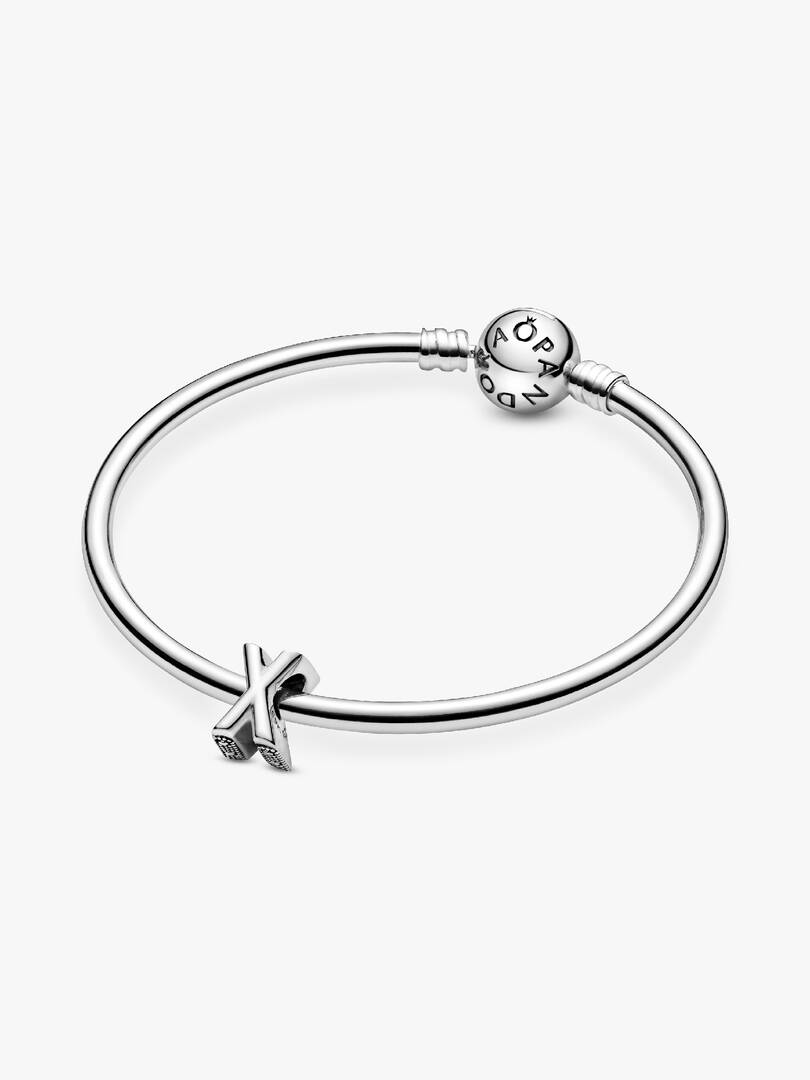 Letter X Alphabet Charm Sterling silver