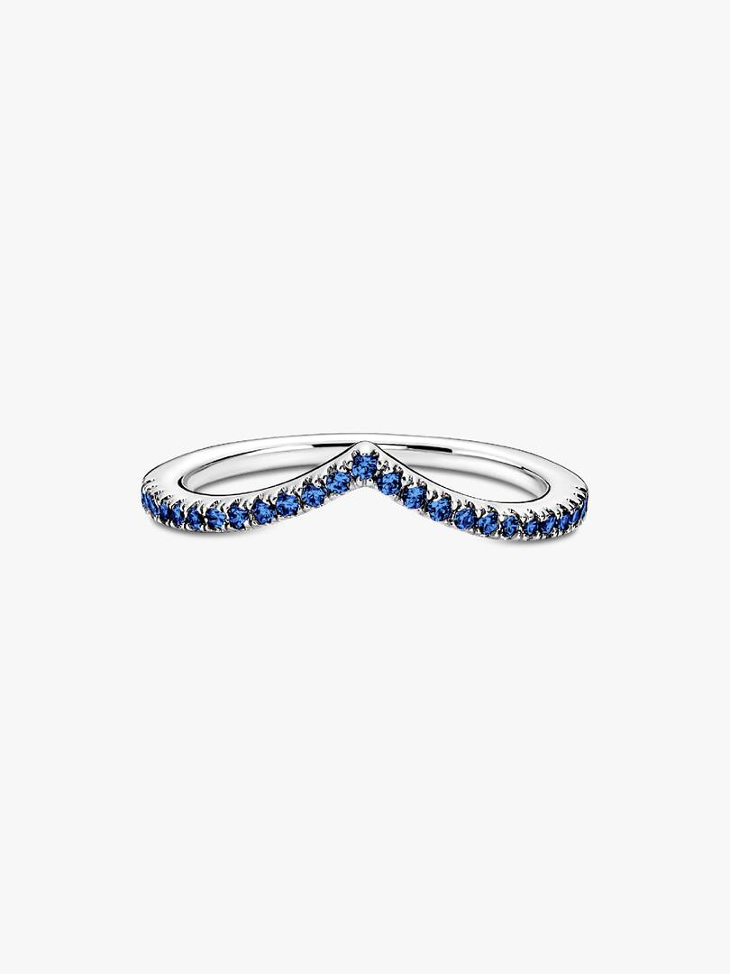 Pandora Timeless Wish Sparkling Blue Ring Sterling silver