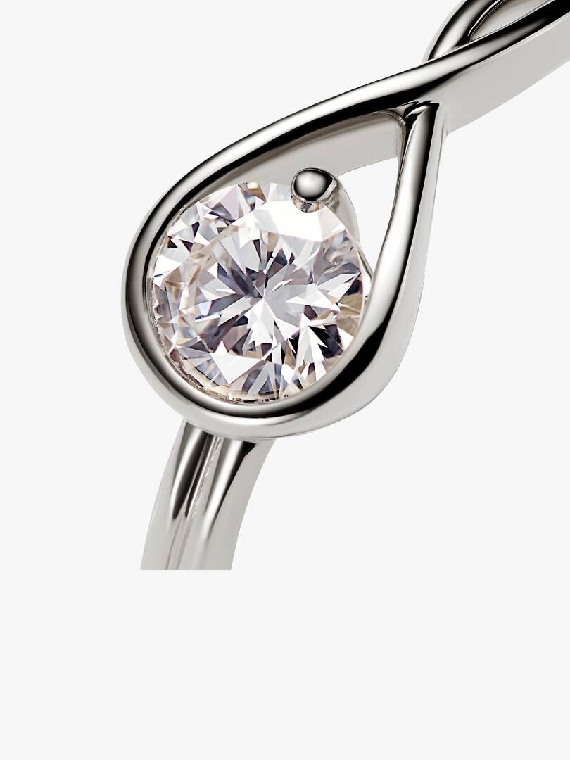 Pandora Infinite 14k White Gold Lab-grown Diamond Ring 0.50 ct TW, 14k white gold