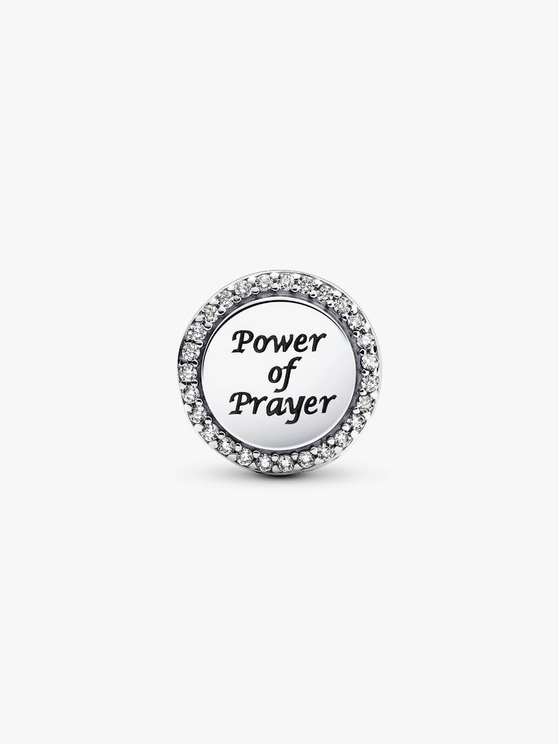 Bible Power of Prayer Charm Sterling silver
