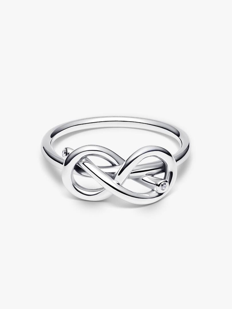 Infinity Knot Ring Sterling silver