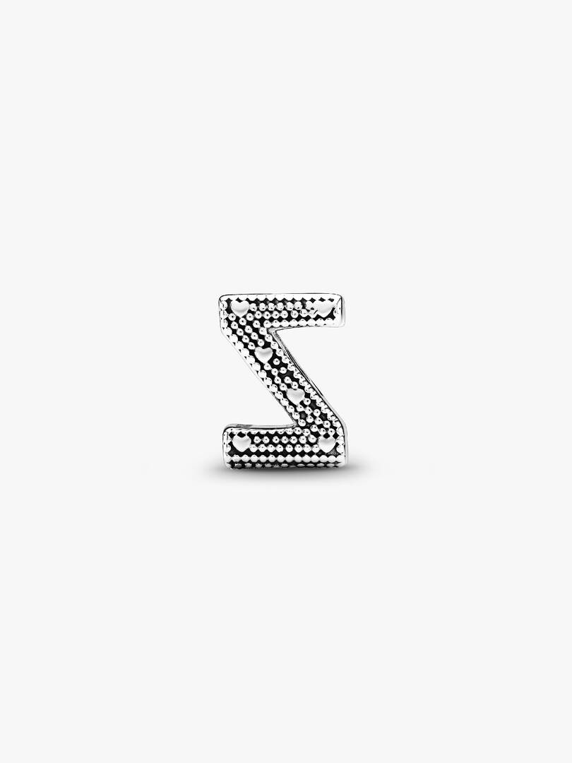 Letter Z Alphabet Charm Sterling silver