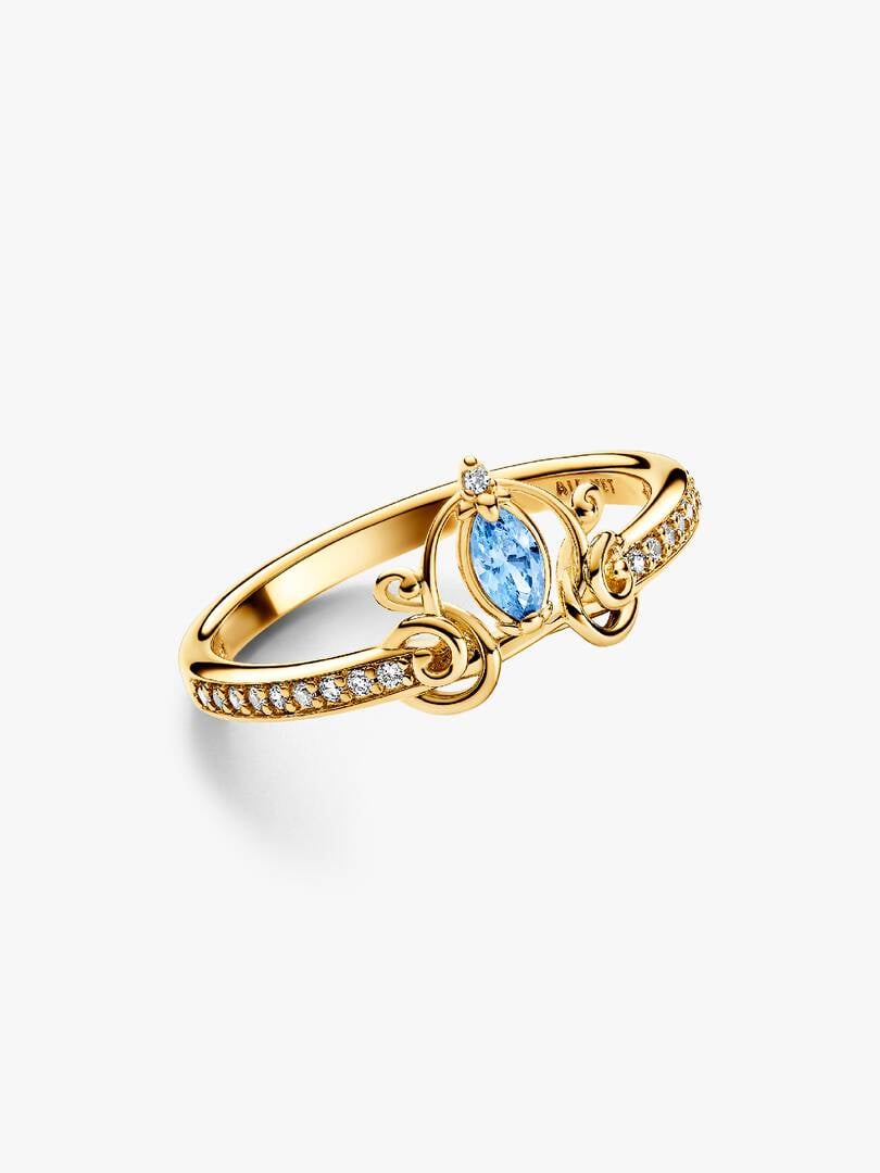 Disney Cinderella's Carriage Ring 14k gold plating
