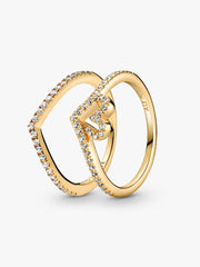 Better Together Wishbone Ring Set 2 Quantity