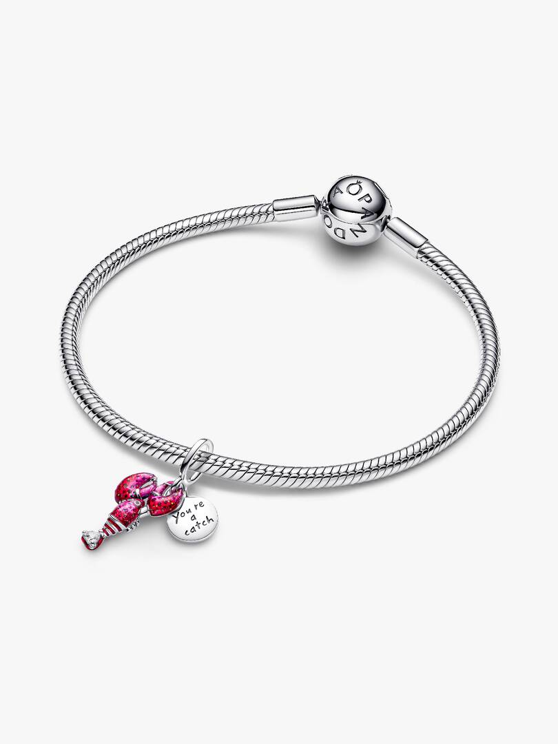 Lobster Dangle Charm Sterling silver