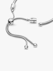 Snake Chain Slider Bracelet Sterling silver