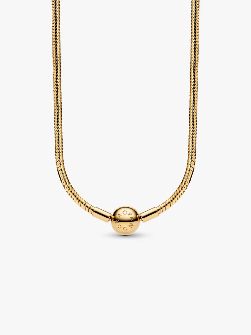 Snake Chain Necklace 14k gold plating