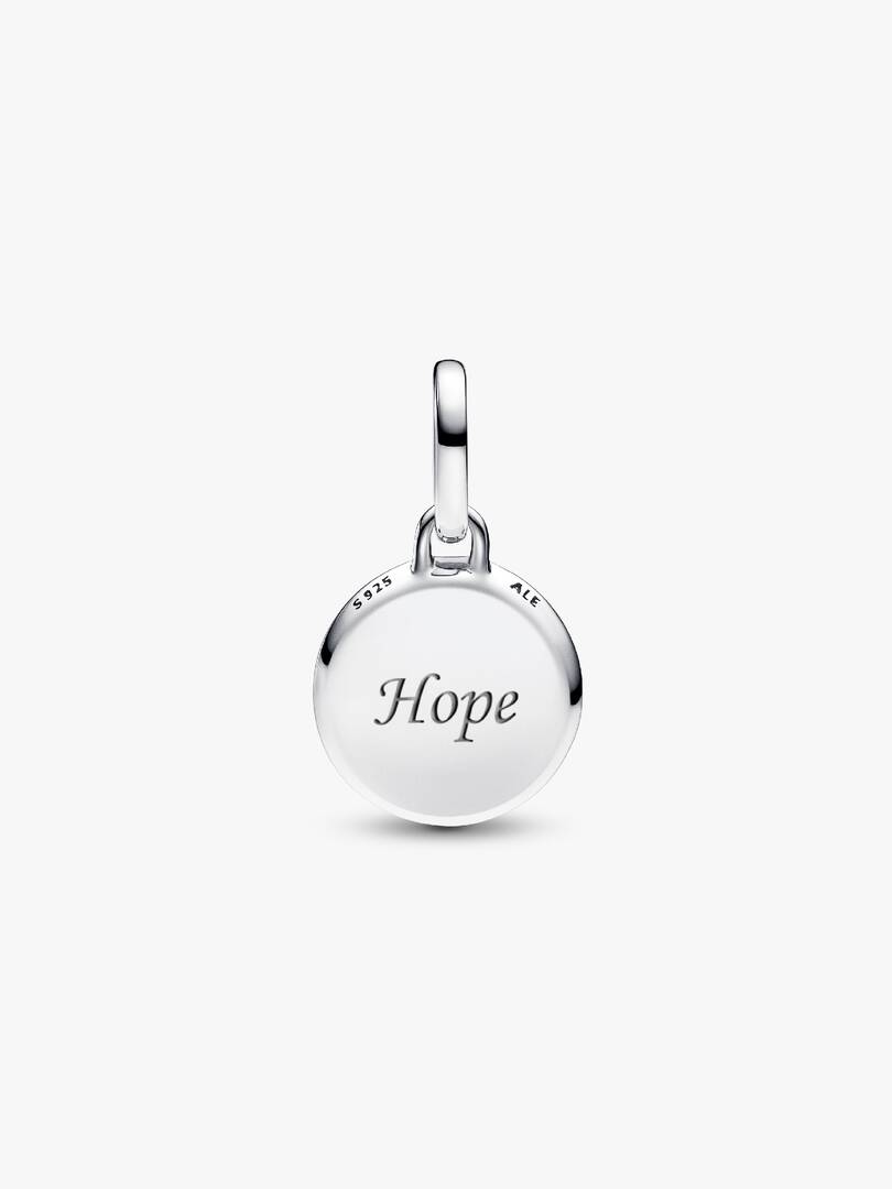 FINAL SALE - Red Murano Glass Engravable Mini Medallion Charm Sterling silver