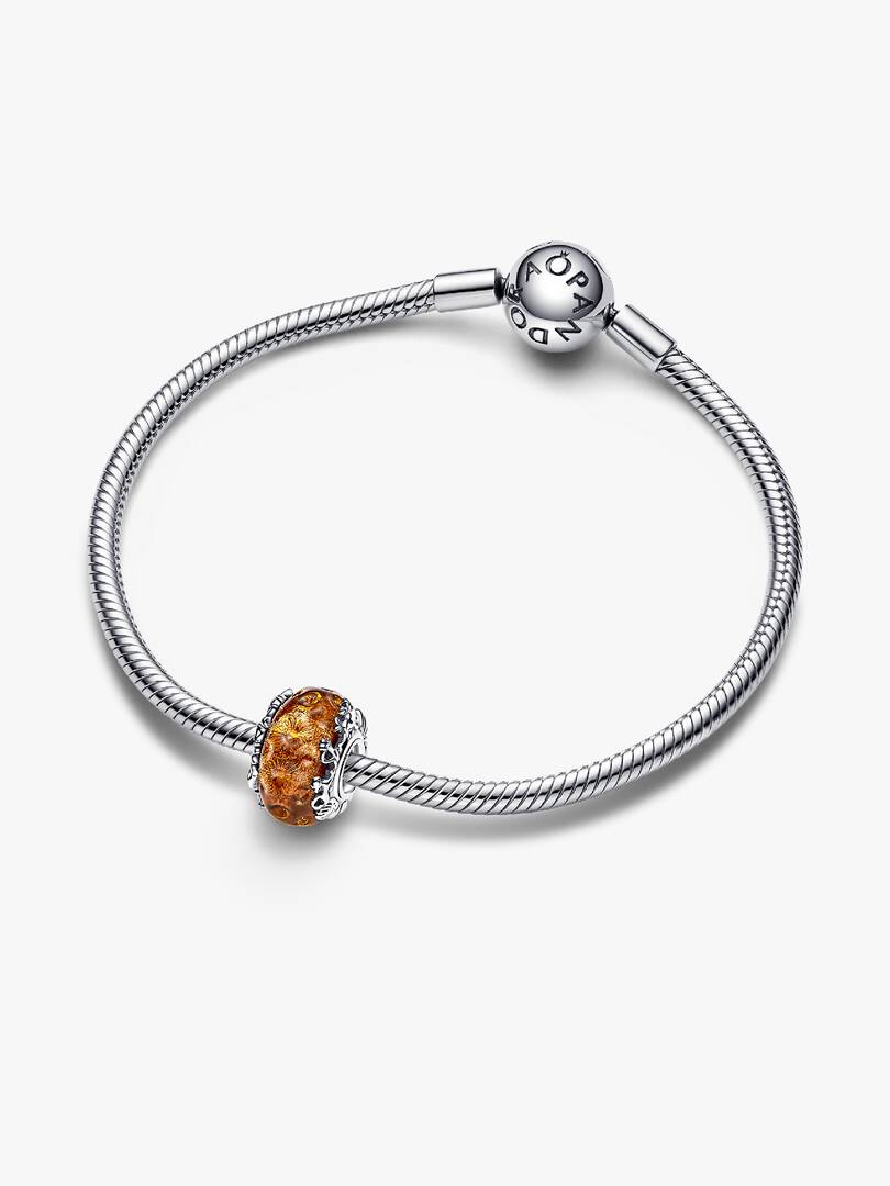 Disney The Lion King Murano Glass Charm Sterling silver