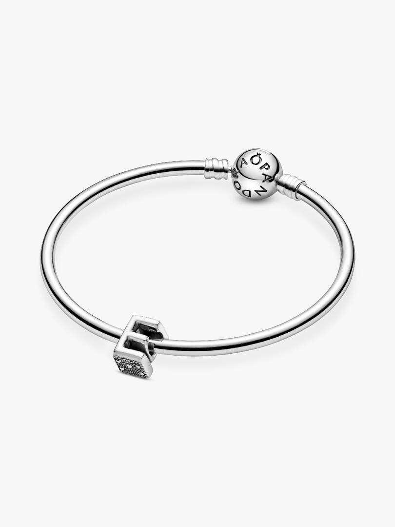 Letter E Alphabet Charm Sterling silver