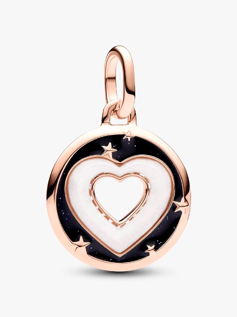 FINAL SALE - Pandora ME Hearts Medallion Charm 14k rose gold plating