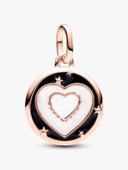 FINAL SALE - Pandora ME Hearts Medallion Charm 14k rose gold plating