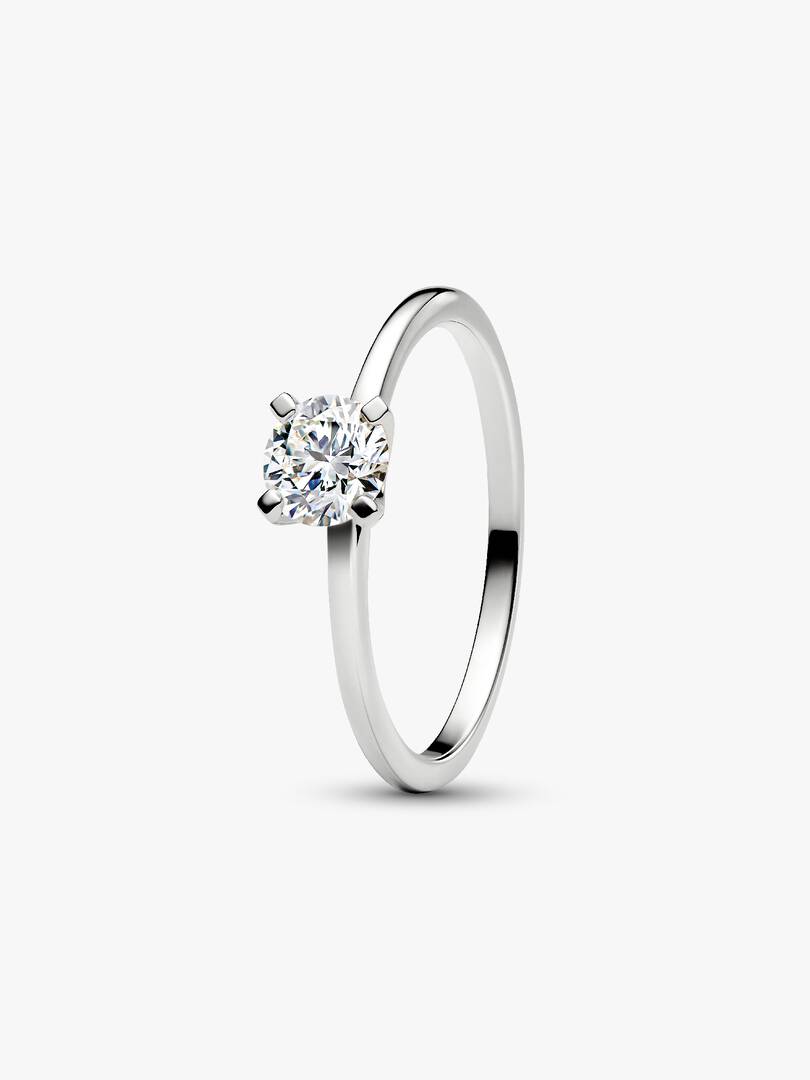Pandora Era Lab-Grown Diamond Ring 0.50 ct TW, 14k white gold