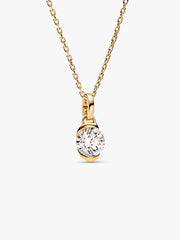 FINAL SALE - Pandora Talisman 14k Gold Lab-grown Diamond Infinity Pendant 0.75 ct TW, 14k gold