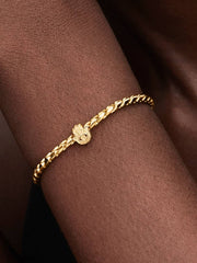 Textured Hamsa Hand Mini Charm 14k gold plating
