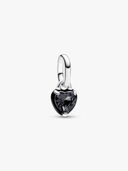 Pandora ME Black Chakra Heart Mini Dangle Charm Sterling silver