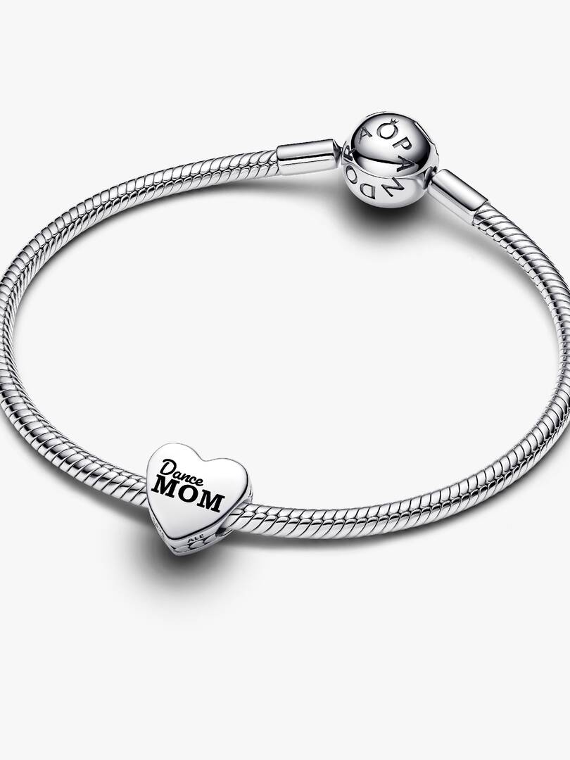 Dance Mom Heart Charm Sterling silver