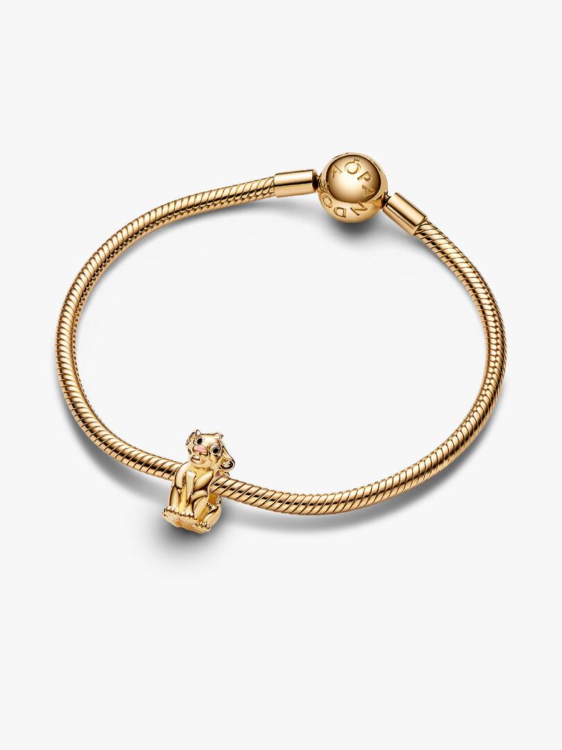 Disney The Lion King Simba Charm 14k gold plating