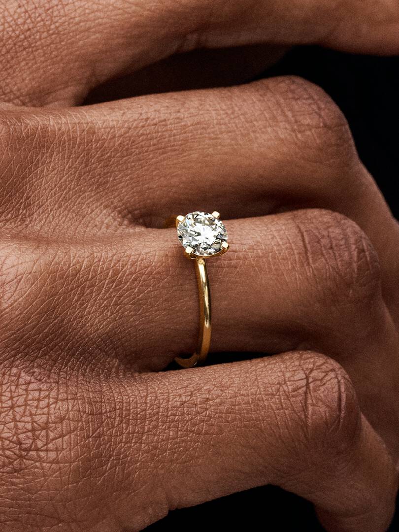Pandora Era 14k Gold Lab-grown Diamond Ring 1.00 ct TW, 14k gold