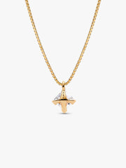 FINAL SALE - Pandora Nova 14k Gold Lab-grown Diamond Pendant Necklace 1.00 ct TW, 14k gold