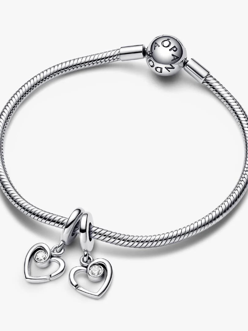 FINAL SALE - Forever & Always Splittable Dangle Charm Sterling silver