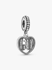 60th Celebration Dangle Charm Sterling silver