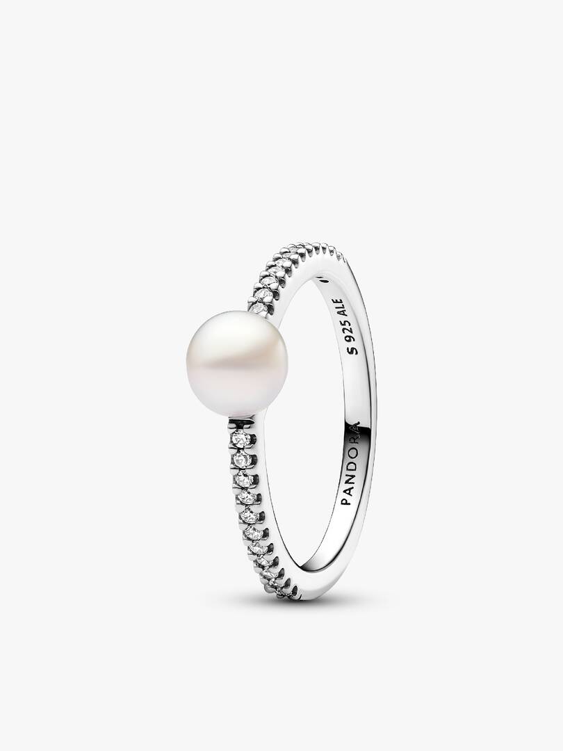 Treated Freshwater Cultured Pearl Ring Band Set 2 Quantity