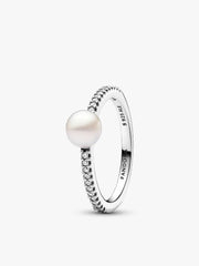 Treated Freshwater Cultured Pearl Ring Band Set 2 Quantity