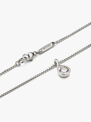 FINAL SALE - Pandora Infinite 14k White Gold Lab-grown Diamond Pendant Necklace 0.25 ct TW, 14k white gold