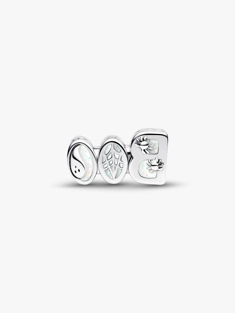 BOO Glow-in-the-dark Charm Sterling silver