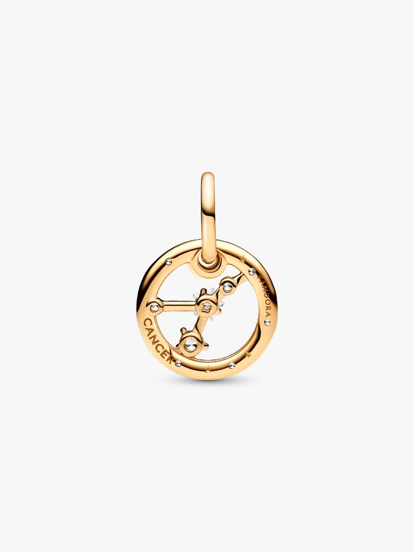 Cancer Zodiac Dangle Charm 14k gold plating