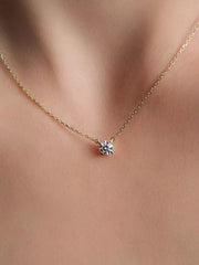 Pandora Era Lab-Grown Diamond Pendant Necklace 0.50 ct TW, 14k gold