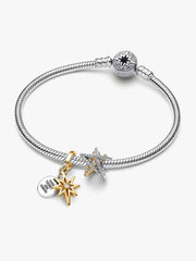 North Star Engravable Charm Bracelet Set 3 Quantity