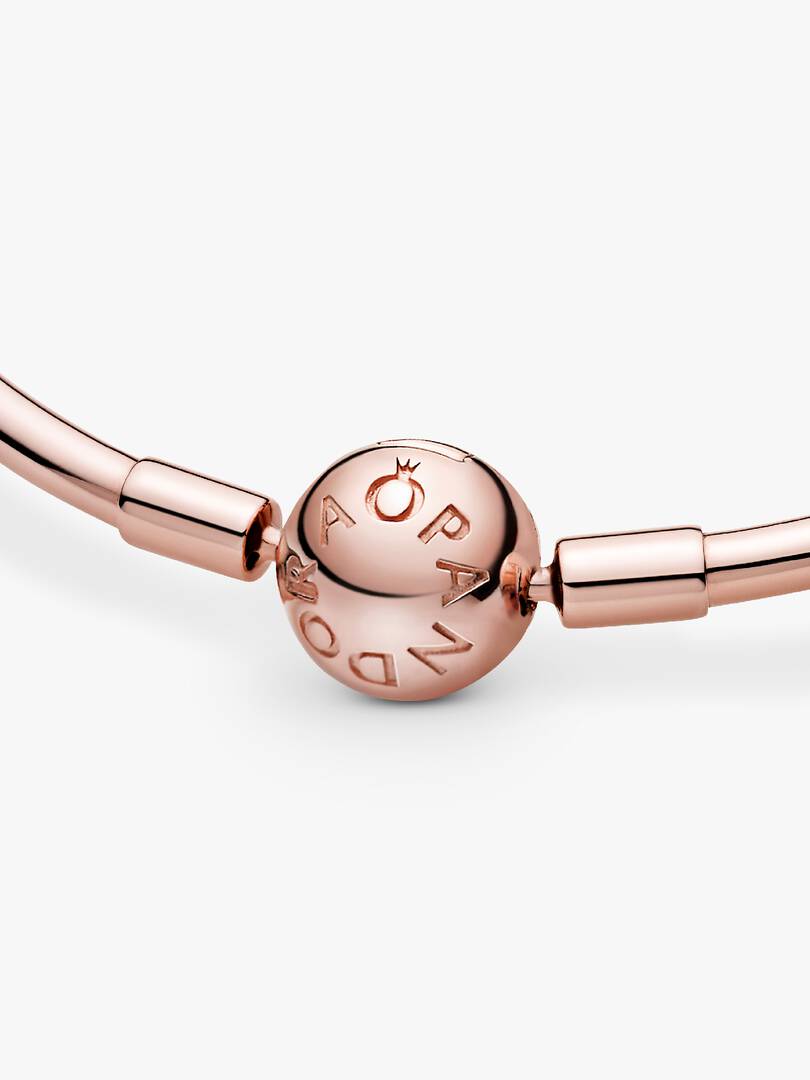 FINAL SALE - Pandora Moments Bangle 14k rose gold plating