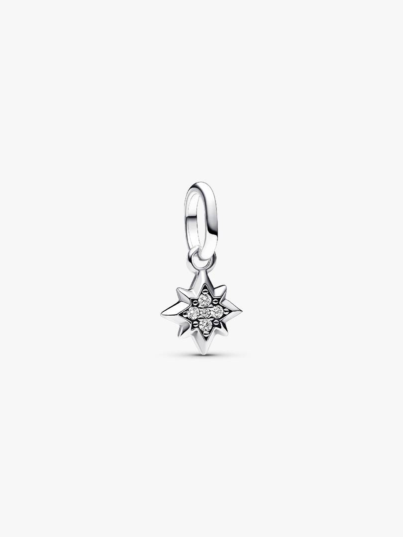 Star Mini Dangle Charm Sterling silver