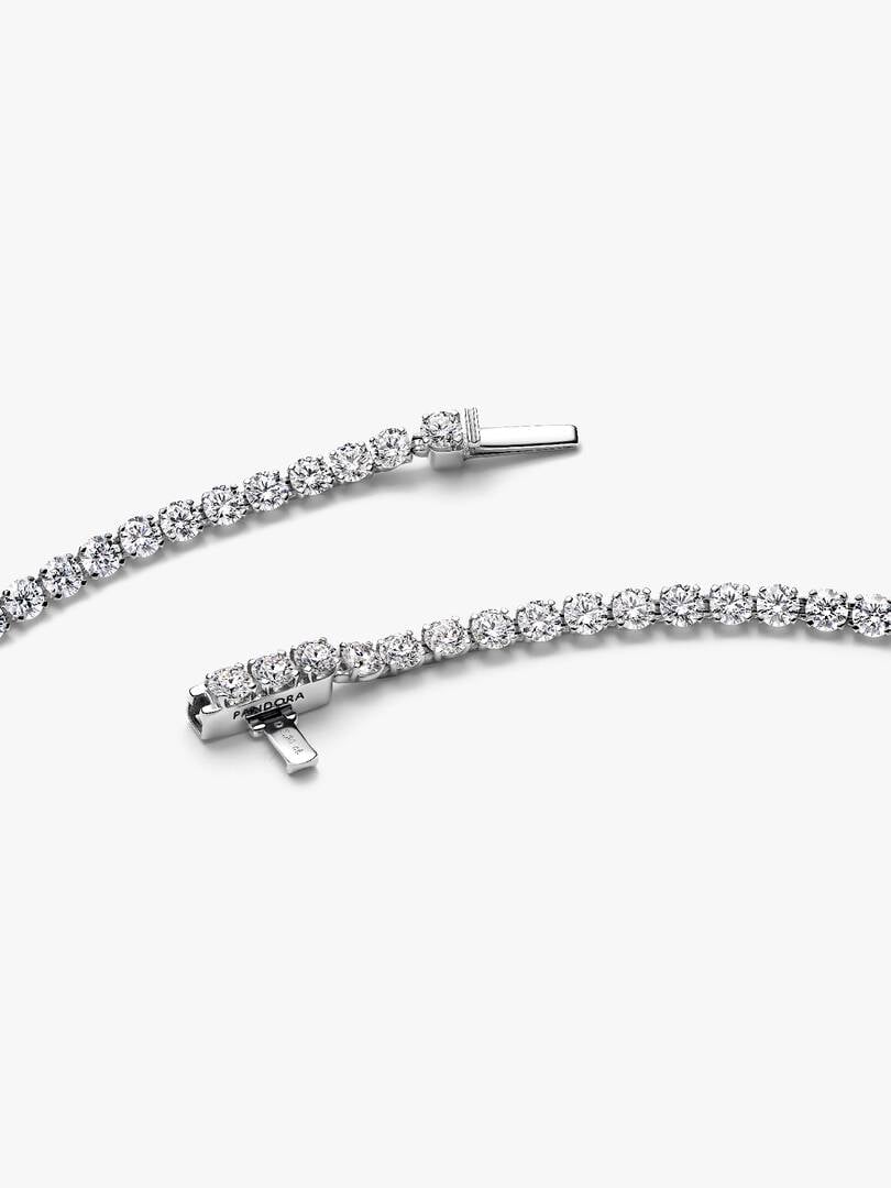 Pandora Era 14k White Gold Lab-grown Diamond Tennis Bracelet 4.60 ct TW, 14k white gold