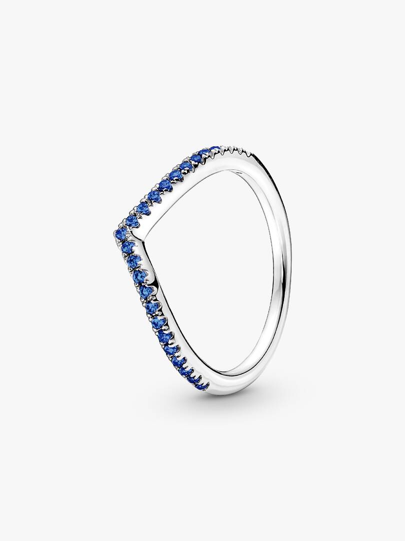 Pandora Timeless Wish Sparkling Blue Ring Sterling silver