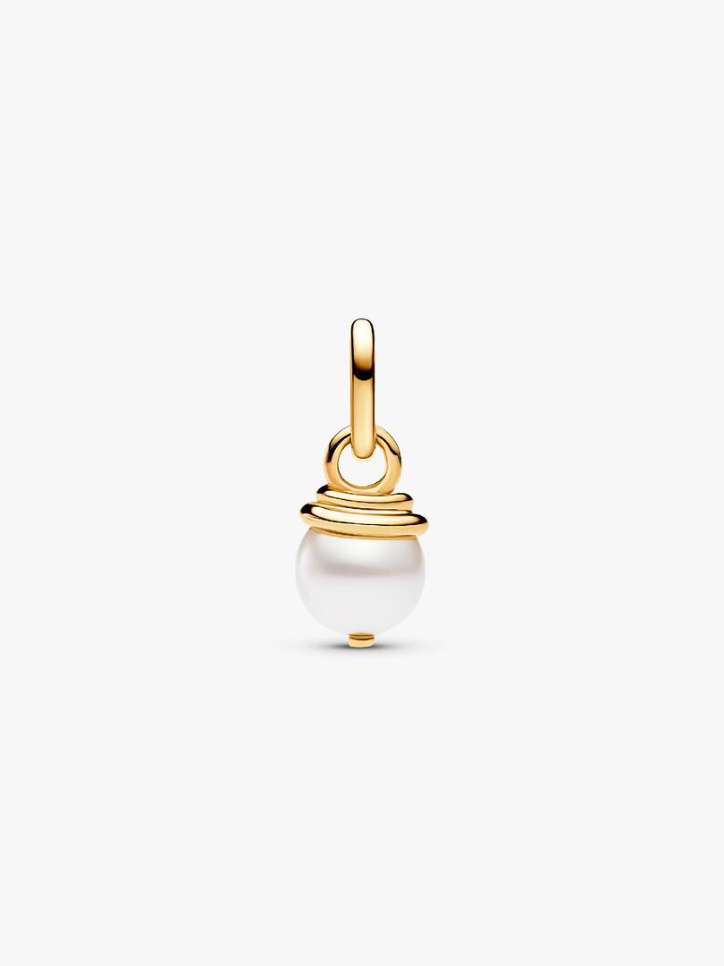 Pandora ME Snake Pearlescent Mini Dangle Charm 14k gold plating