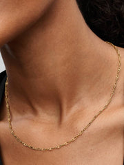 Anchor Chain Necklace 14k gold plating