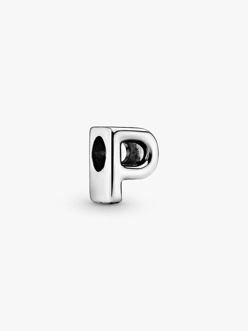 Letter P Alphabet Charm Sterling silver
